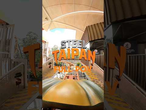 Video: STEEL TAIPAN | FULL POV | Dreamworld, Gold Coast, Australia