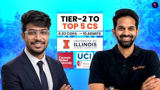 Applied to 11. Got Into 10. UIUC, CMU, UIUC  - Atharva's Full Story | Gradvine Tv