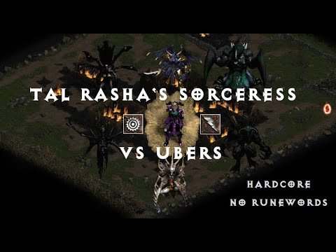 Diablo 2 Uber Tristram with Tal-Rasha's Sorceress