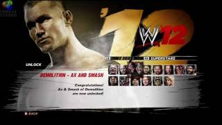 WWE 12 - Guide To All Unlockables