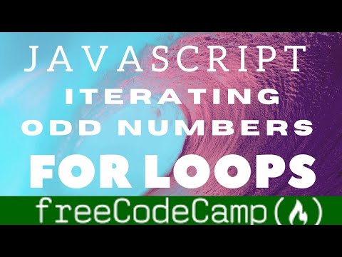 Javascript Basic 98 Iterate Odd Numbers With A For Loop Freecodecamp