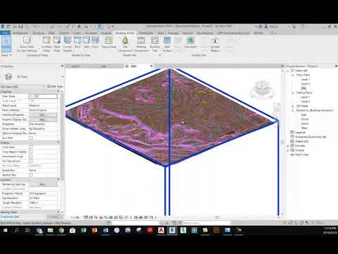 Revit Site Plan using AutoCAD Survey Files