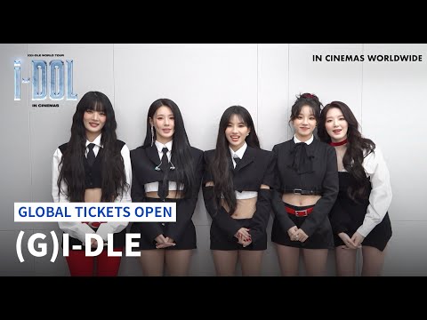 Thumbnail for video: (G)I-DLE WORLD TOUR [iDOL] IN CINEMAS Global Tickets Open 👏