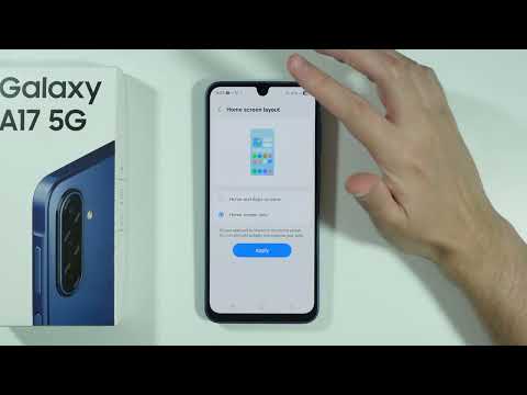 Samsung Galaxy A17: How to Turn ON/OFF App Drawer (Apps Screen)