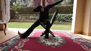 Nivel Iniciación-Básico de Pilates con una silla por Elena - Estudio Aequus