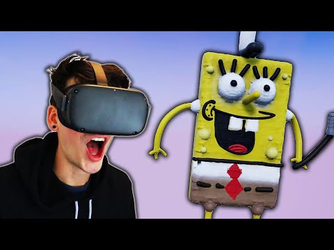 I SCULPTED SPONGEBOB IN VR! (SculptrVR)