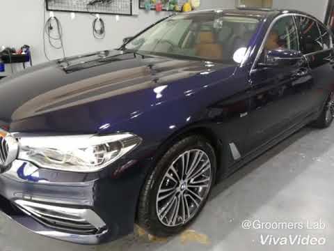 BMW G30 520 Sports Line Mediterranean Blue with our Hybrid Glass Program