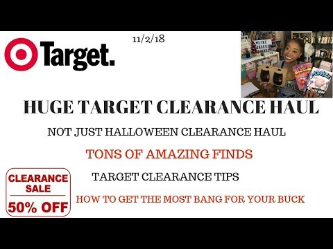 Huge Target Clearance Haul 50% Off~Not Just Halloween Haul Amazing Finds N Gift Ideas ❤️ Video