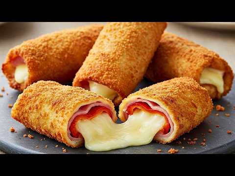 Rollitos De Jamon con Queso