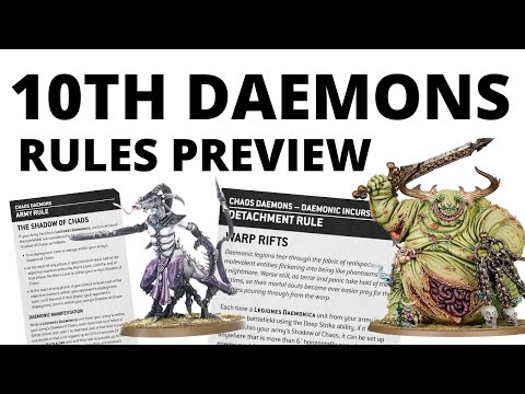 Chaos Daemons 10th Edition Preview - How they Ally, Faction Rules and Be'lakor Datasheet