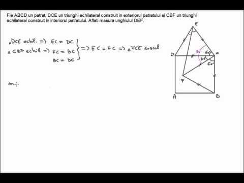 Paralelograme, patratul: probleme rezolvate de pe site (7e29)