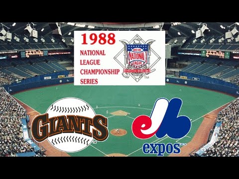INside Pitch 1988 PostSeason!  NL Championship Series!  Game 4:  SF Giants @ MTL Expos
