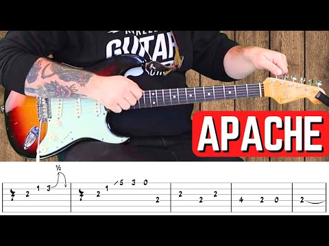Apache Guitar Tutorial With FREE DOWNLOADABLE TABS | The Shadows Guitar Tutorial | Hank Marvin