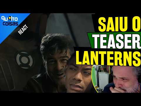 TAVA RUIM, PARECE QUE PIOROU! REAÇÃO AO VIVO DO TEASER DA SÉRIE LANTERNS