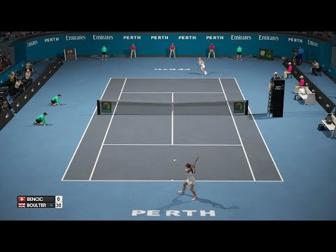 AO International Tennis - Belinda Bencic vs Katie Boulter - PS4 Gameplay
