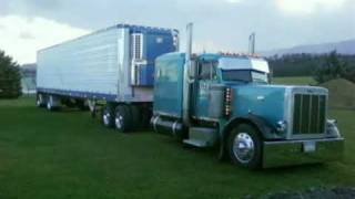 preview picture of video 'Gress Trucking 379 pete large car east coast style 2009'