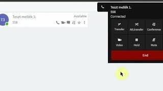 Hogyan használjuk először a 3CX webkliens mellékünket.
