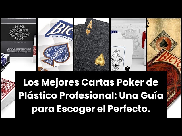 Vídeo relacionado con Poker Night Pro 2 Barajas Profesionales de Cartas - 100% Plástico y Resistentes al Agua (1 x Roja / 1 x Azul) | 55 Cartas por Baraja (3 Comodines) | Índice Regular