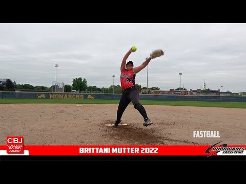 Britani Mutter 2022 Pitcher Softball Skills Video
