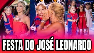 VIRGÍNIA MOSTRA FESTA DE ANIVERSÁRIO DO JOSÉ LEONARDO 