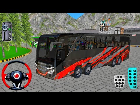 New Coach Bus Driving - Real Uphill Offroad Bus 3D Simulator Game Android GamePlay