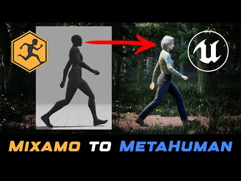 Mixamo To Metahuman EASIER Then Ever With Unreal Engine 5.4