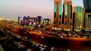 preview picture of video 'Time Lapse GoPro 3 - AL Khan Sharjah Evening Traffic UAE'