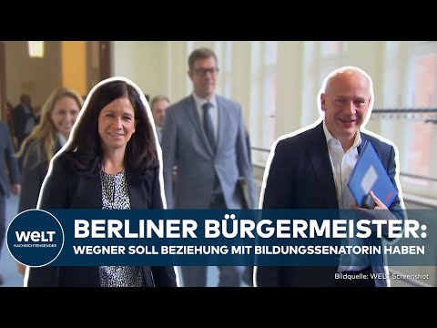 BERLIN: Bürgermeister Kai Wegner soll Beziehung mit Bildungssenatorin Katharina Günther-Wünsch haben