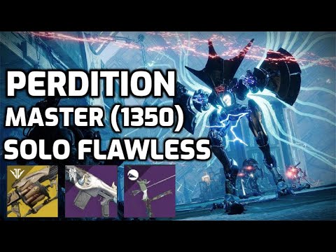 Solo Flawless Perdition (Master 1350) // Destiny 2 Season of the Lost