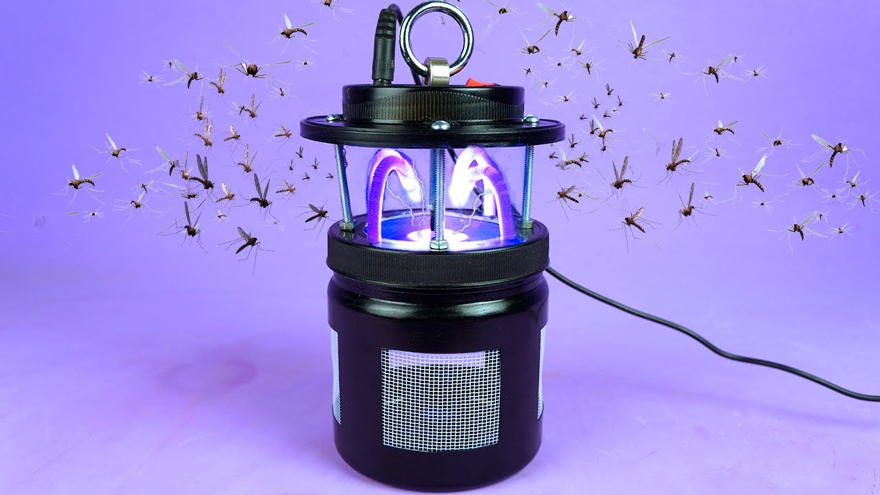 Amazing ELECTRONIC MOSQUITO TRAP using recyclable materials