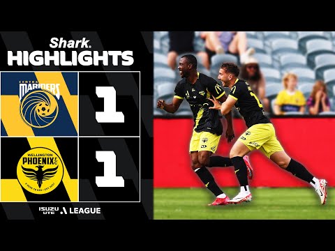 Central Coast 1-1 Wellington Phoenix | SHARK HIGHLIGHTS | Isuzu UTE A-League 2025-26 | Round 03
