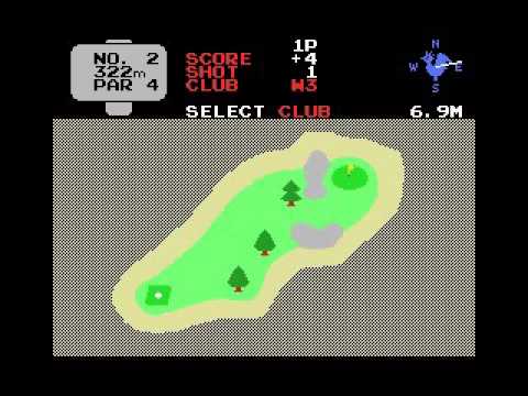 Mini Golf (1985, MSX, NAMCO)