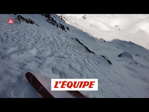 le run de Leo Slemett à Verbier - Adrénaline - Freeride World Tour