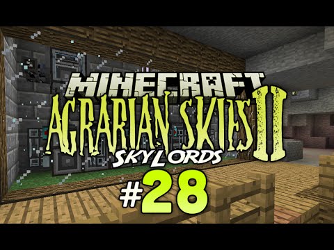 Agrarian Skies 2 - SkyLords - 28 - AE2 Stuff Autocrafting Setup [Minecraft 1.7.10 Modpack]