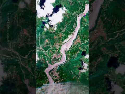 Before and after images show catastrophic impact of Nepal flash floods