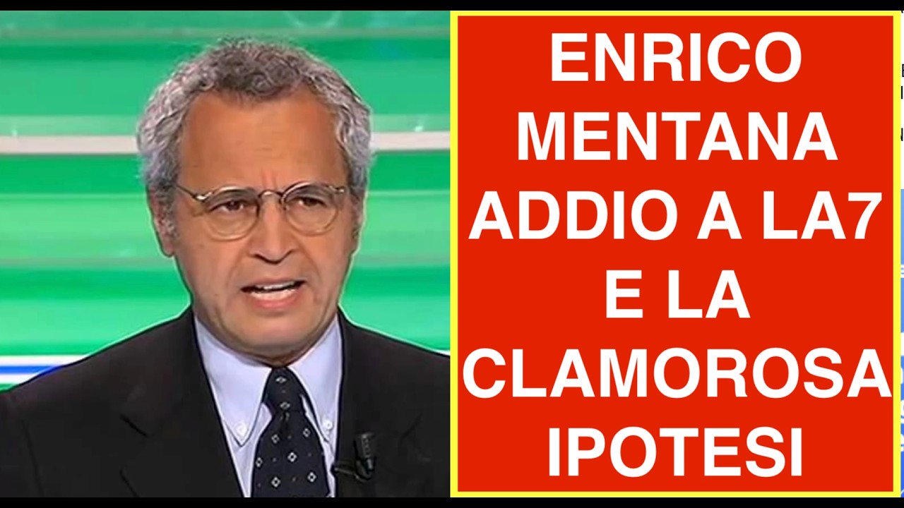 ENRICO MENTANA ADDIO A LA7 E LA CLAMOROSA IPOTESI