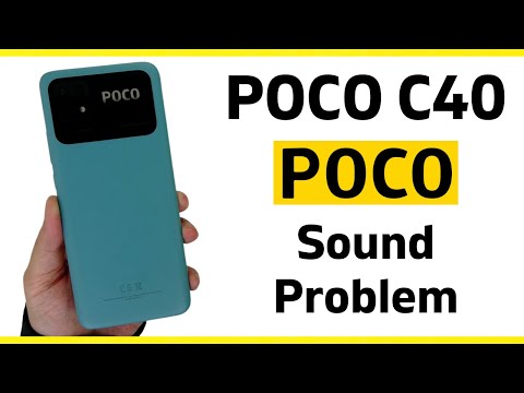 POCO C40 Sound Problem || POCO Speaker not working How to Fix (220333QPG)