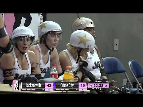 2018 International WFTDA Championships Game 7: Jacksonville Roller Derby v Crime City Rollers