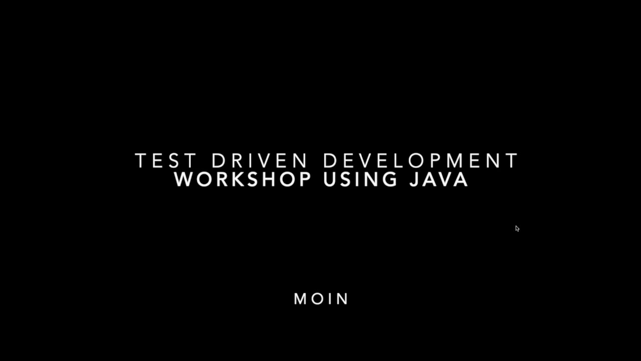 Java Test Driven Development Workshop - Tennis Game Scoring System