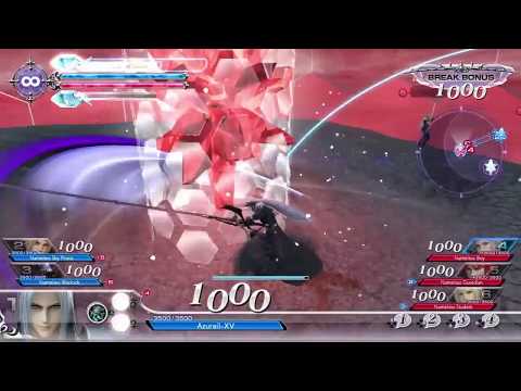 All Sephiroth's dash cancels done in 13s