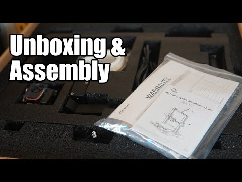 Unboxing, Assembly, And First Print On The Creality Ender 3 S1