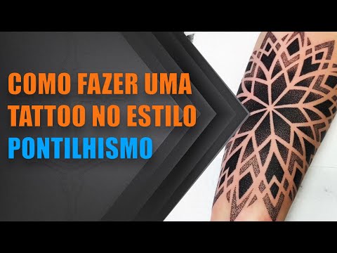 Como Fazer uma Tattoo no Estilo Pontilhismo - Esculpindo seu traço - Erick Lodetti