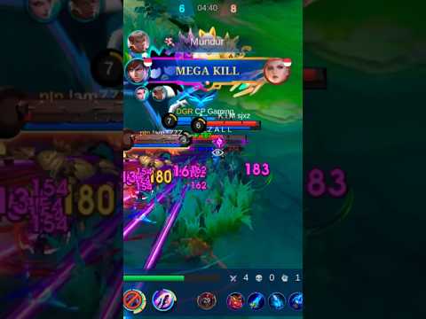 GUSION HYPER SKIN VENOM FREE STYLE 15 KILL DI RANK #gusion #gusionhyper #gusionfreestyle #mlbb