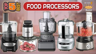 TOP 5 Best Food Processors 2025 🔪 | Cuisinart, Ninja, Hamilt