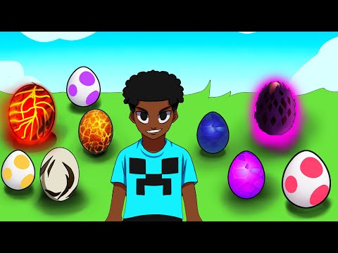 EU CONSEGUI OS OVOS DE DRAGÕES MAIS RAROS DO MINECRAFT