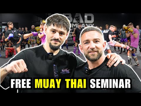 Muay Thai Legends Collide | Liam Harrison & Damien Alamos | Free Muay Thai Seminar