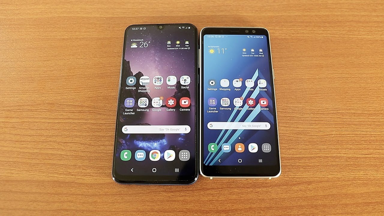 Samsung Galaxy A50 Vs Galaxy A8 2018 Gaming Test