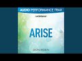 Arise [Original Key With Background Vocals]