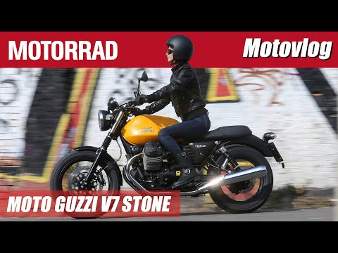 Moto Guzzi V7 Stone: MotoVlog - Entspannter mit dickeren Backen