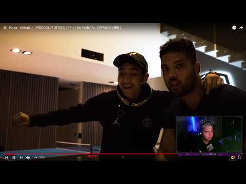 REACCIONANDO A Nasa - Aiman Jr (VIDEOCLIP OFICIAL) Prod. by Ander.Az #SPANISHDRILL